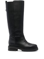 Sergio Rossi bottes en cuir - Noir