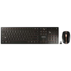 CHERRY DW 9100 SLIM toetsenbord Inclusief muis Universeel RF-draadloos + Bluetooth QWERTY Amerikaans Engels Zwart