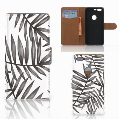 Google Pixel Hoesje Leaves Grey Google Pixel Hoesje Leaves Grey