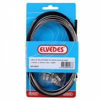 Elvedes ELVEDES Rollerbrake kabelkit BR-IM85/81/55/45 1700mm / 2250mm RVS zwart (op kaart) - thumbnail