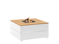 Cosipure 100 wit/teak 100x100x50 cm - Veldhoven