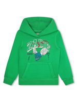 Zadig & Voltaire Kids hoodie en coton à imprimé graphique - Vert