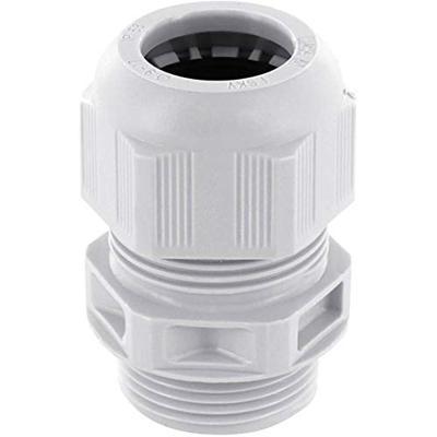 Unbekannt KVS3GR schroefkabelschroefbaar, met trekontlasting, M20 x 1,5 m, M20 x 1,5 polyamide, grijs, 1 stuk