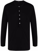 TOM FORD t-shirt Henley à col rond - Noir - thumbnail