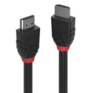 LINDY 36470 HDMI-kabel HDMI Aansluitkabel HDMI-A-stekker, HDMI-A-stekker 0.50 m Zwart 4K UHD