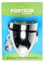 Porteur Koplamp Porteur retro chroom batterij - thumbnail