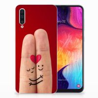 Samsung Galaxy A50 Silicone Back Cover Liefde - Origineel Romantisch Cadeau