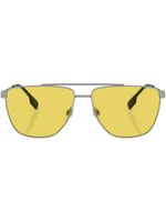 Burberry Eyewear lunettes de soleil Blaine à monture pilote - Argent