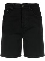 DONDUP short en jean à taille haute - Noir - thumbnail