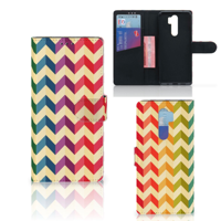 Xiaomi Note 8 Pro Telefoon Hoesje Zigzag Multi Color