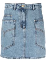 MOSCHINO JEANS minijupe en jean - Bleu