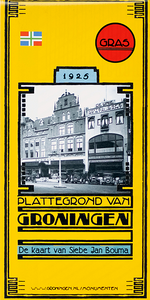 Historische Kaart Plattegrond van Groningen - De kaart van Siebe Jan B