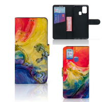 Hoesje Samsung Galaxy M31 Watercolor Dark