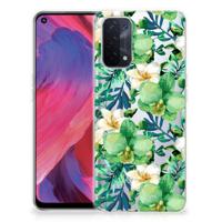 OPPO A93 5G TPU Case Orchidee Groen