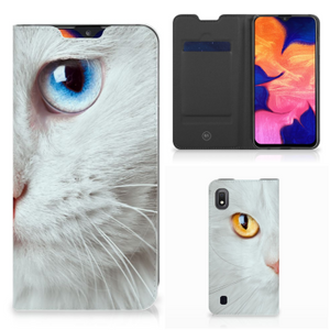 Samsung Galaxy A10 Hoesje maken Witte Kat