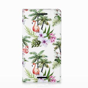 Nokia 2.1 2018 Hoesje maken Flamingo Palms