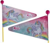 BIKE FASHION veiligheidsvlag safety flag einhorn paradies