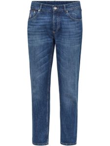 Brunello Cucinelli jean à coupe slim - Bleu