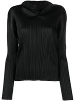 Pleats Please Issey Miyake hoodie Monthly Colors September - Noir