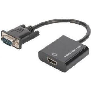 Digitus DA-70473 video kabel adapter 0,15 m Zwart