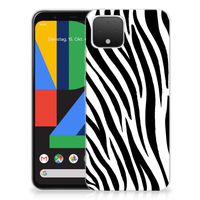 Google Pixel 4 TPU Hoesje Zebra