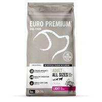 Euro Premium Adult Light w/Chicken & Rice hondenvoer 12 kg - thumbnail