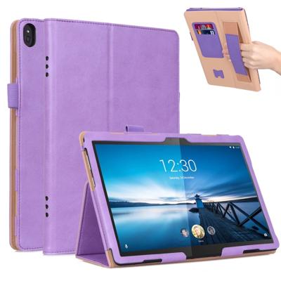 Luxe stand flip cover hoes - Lenovo Tab M10 Gen 1 (x605F) - Lila Luxe stand flip cover hoes - Lenovo Tab M10 Gen 1 (x605F) - Lila