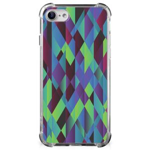 iPhone SE 2022/2020 | iPhone 8/7 Shockproof Case Abstract Green Blue