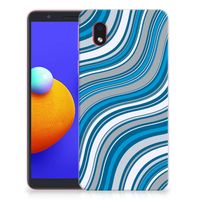 Samsung Galaxy A01 Core TPU bumper Waves Blue