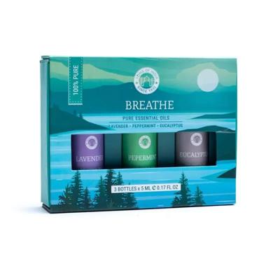 Song of India Etherische Olie Set Aromatherapie Breathe - 3x5ml Song of India Etherische Olie Set Aromatherapie Breathe - 3x5ml