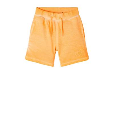 NAME IT KIDS sweatshort Hamilto van biologisch katoen oranje NAME IT KIDS sweatshort Hamilto van biologisch katoen oranje