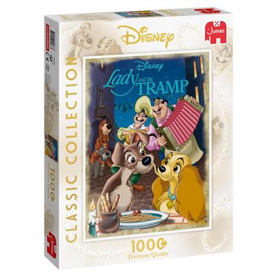 Jumbo Classic Collection - Lady & The Tramp 1000 pcs Legpuzzel 1000 stuk(s) Stripfiguren Jumbo Classic Collection - Lady & The Tramp 1000 pcs Legpuzzel 1000 stuk(s) Stripfiguren