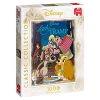 Jumbo Classic Collection - Lady & The Tramp 1000 pcs Legpuzzel 1000 stuk(s) Stripfiguren