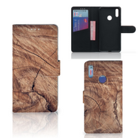 Huawei Y7 (2019) Book Style Case Tree Trunk - thumbnail