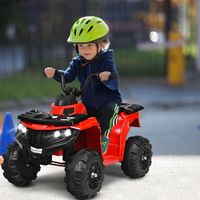 6V Elektrische Kinderquad met Muziek/MP3/USB en AUX voor Jongens en Meisjes 41 x 68,5 x 49,5 cm Rood - thumbnail