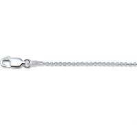 Ketting Gourmetschakel zilver 1,3 mm 80 cm