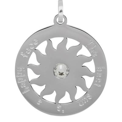 iXXXi Charm The Best Sun is a Happy Face 38mm Zilver