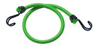 Masterlock Set of 2 bungees 80cm - colour : greendouble reverse hook - 3021EURDAT