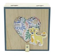 Disney opbergdoos met fotolijst The Lion King junior 15 cm hout