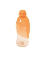 United Pets Leaf - Hond Waterfles voor Wandelen, Gemaakt van Siliconen, Kleur Oranje. Waterdispenser om mee te Nemen voor Honden,Outdoor Draagbare Huisdier Reisfles, Drinkwaterfles Bowl Dispenser
