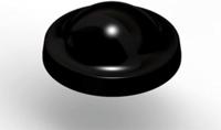3M SJ6125 aanslagbuffer zelfklevend, rond zwart (Ø x H) 15,9 mm x 6,35 mm