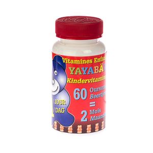 Yayabar Multivitaminen Beertjes Bonbons 60