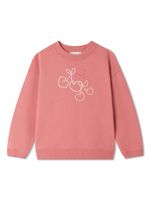 Bonpoint t-shirt en coton à broderies - Rose