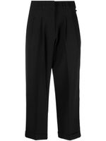 DKNY high-waist tapered trousers - Noir