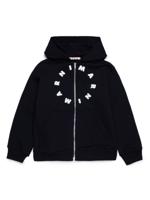 Marni Kids Hoodie met logoprint - Zwart