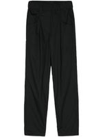 Brunello Cucinelli pantalon court à taille élastique - Noir