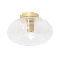 QAZQA Art Deco plafondlamp goud met glas - Ayesha - thumbnail