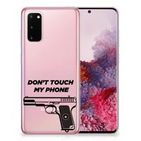 Samsung Galaxy S20 Silicone-hoesje Pistol DTMP