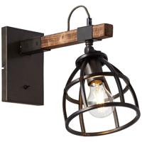 Brilliant Industriële wandlamp Matrix Wood 99137/46