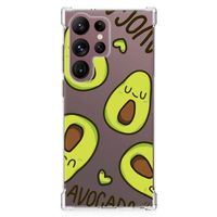 Samsung Galaxy S23 Ultra Stevig Bumper Hoesje Avocado Singing